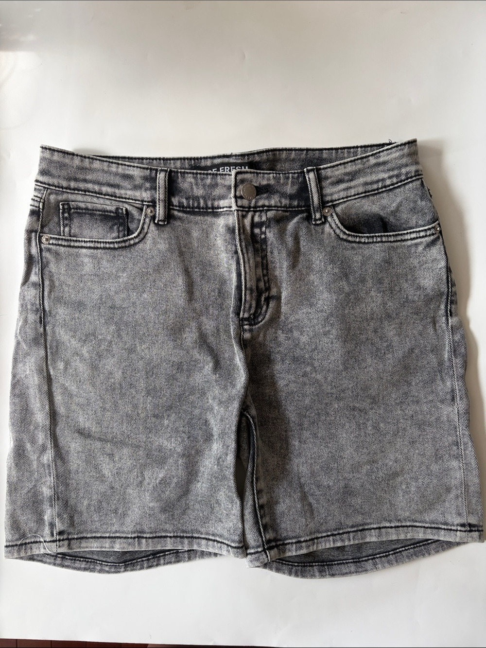 136.Joe Fresh Washed Gray Denim Jorts Shorts